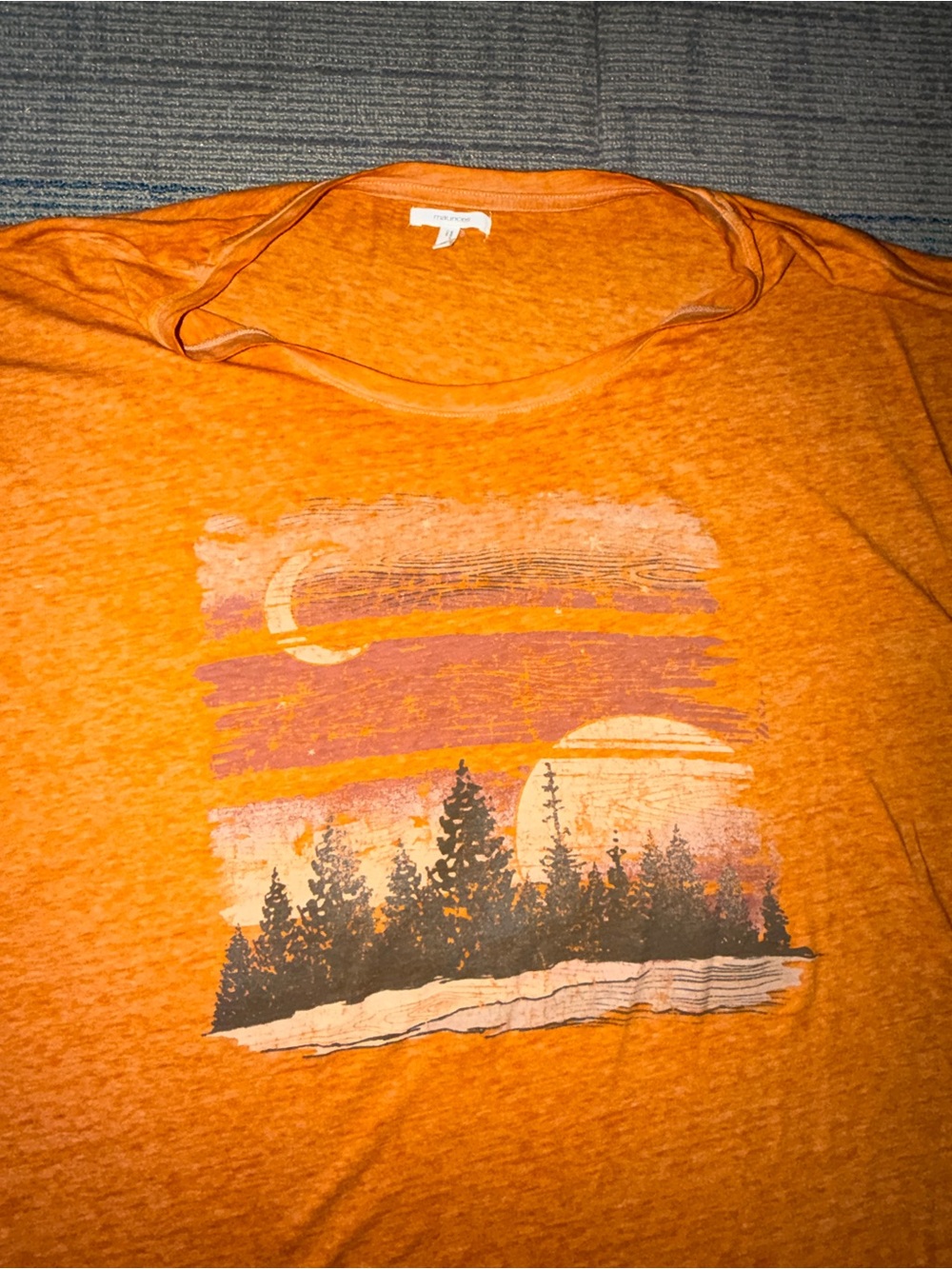 Maurices Soft Orange Tee - Heathered Orange